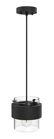 Vinci Lighting Pendants in Black P1404BKCL