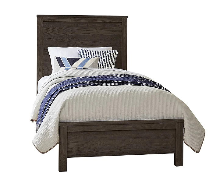 Vaughan Bassett Fundamentals Twin Panel Bed in Java