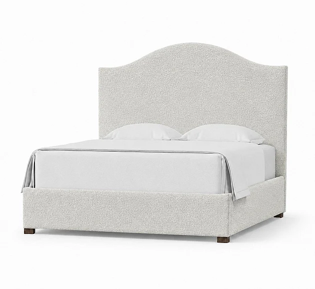 Vaughan-Bassett Emily Queen Upholstered Bed in Labradoodle 100-559Z-155Z-822Z