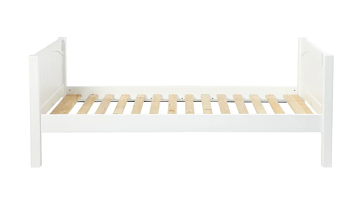 Maxtrix Basic Low/Low Panel Bed in White