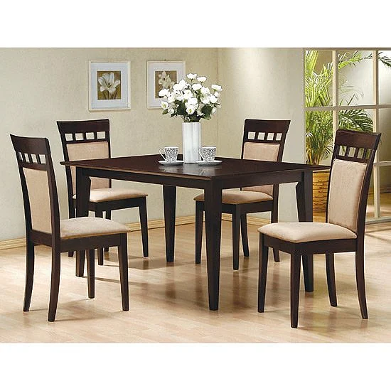 Coaster Rich Cappuccino Casual Dining Set