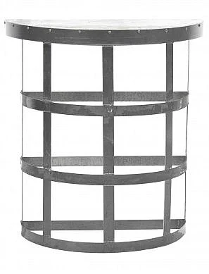 Zentique Johnson Console Table in Gray 1010