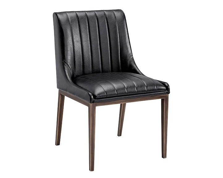 SUNPAN Irongate Halden Dining Chair (Set of 2) in Vintage Black 101135