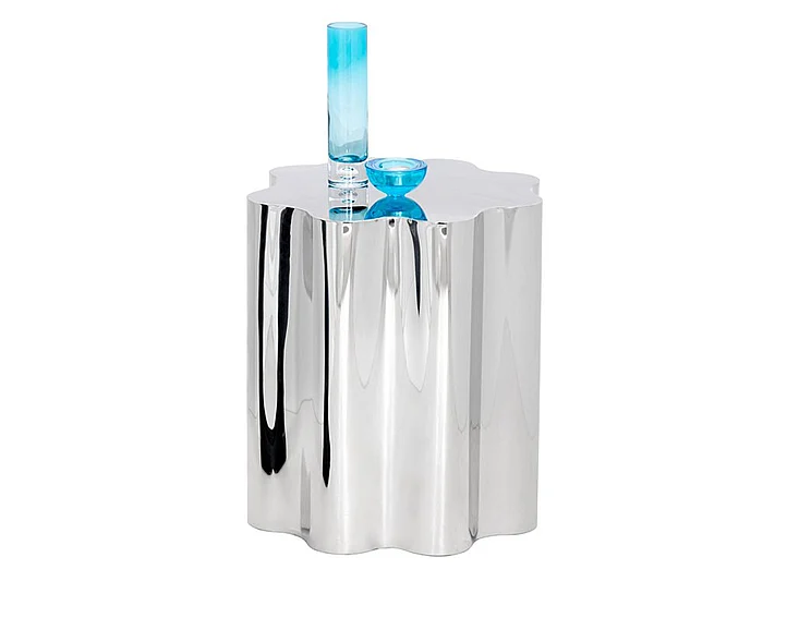 SUNPAN Ikon Dahlia Side Table in Stainless Steel 101384