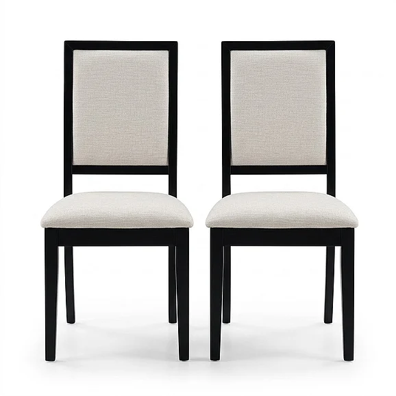 Coaster Louise Side Chair in Black (Set of 2) 101562
