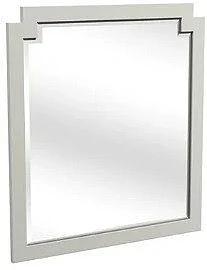 My Home Furnishings Whitehaven Beveled Landscape Mirror in Stormy Gray 1016-202
