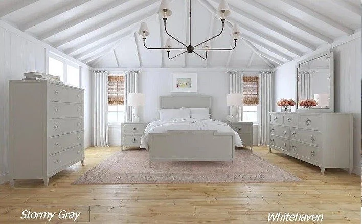 My Home Furnishings Whitehaven 2pc Bedroom Set in Stormy Gray