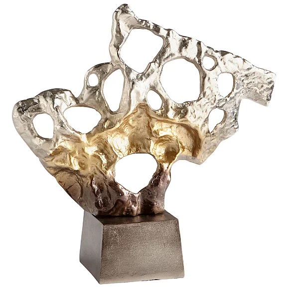 Cyan Design Andromeda Sculpture in Nickel And Champagne (Medium)