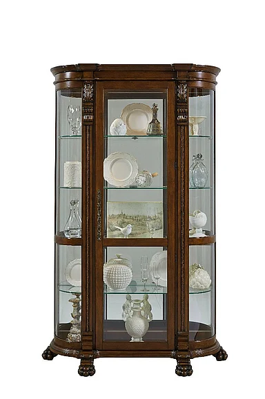 Pulaski Foxcroft Curved End Curio 102003 PROMO