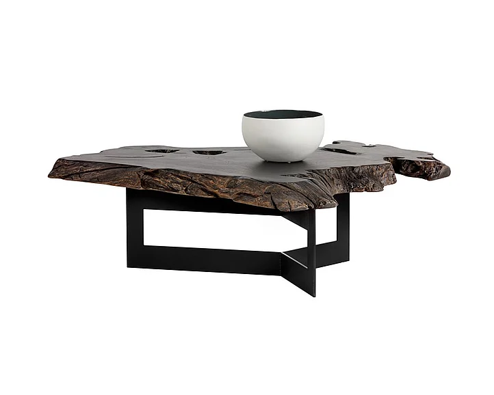 SUNPAN Wyatt Coffee Table in Dark Brown/Black 102222