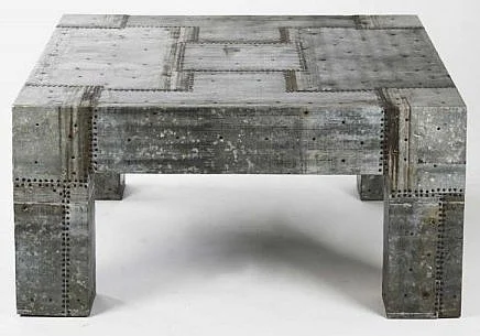 Zentique Benson Coffee Table in Gray 1023