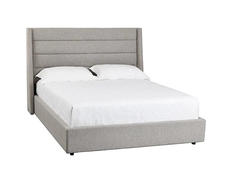 SUNPAN 5West Emmit Queen Panel Bed in Marble CLOSEOUT PROMO