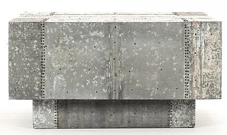 Zentique Stanley Recycled Coffee Table in Gray 1027
