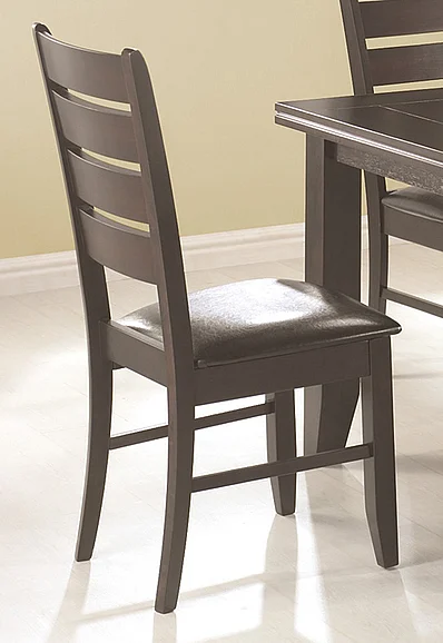 Coaster Dalila Splat Back Side Chair in Cappuccino (Set of 2) 102722