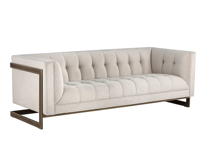 SUNPAN Ekon Sofa in Piccolo Prosecco/Rustic Bronze 102774