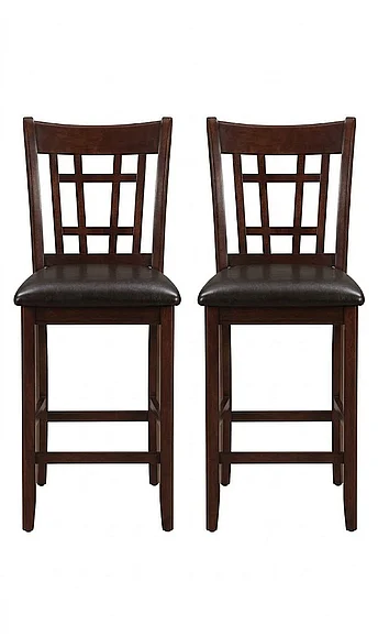Coaster Counter Height Stool in Cappuccino (Set of 2) 102889