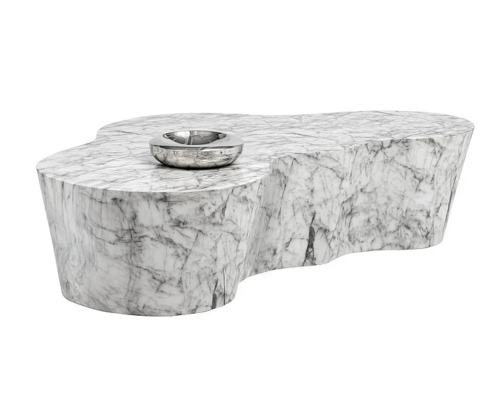 SUNPAN MIXT Ava Coffee Table in Marble Look 103309
