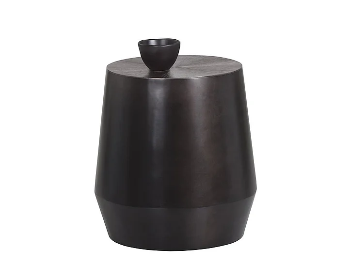 SUNPAN Creed Side Table in Gunmetal 104349