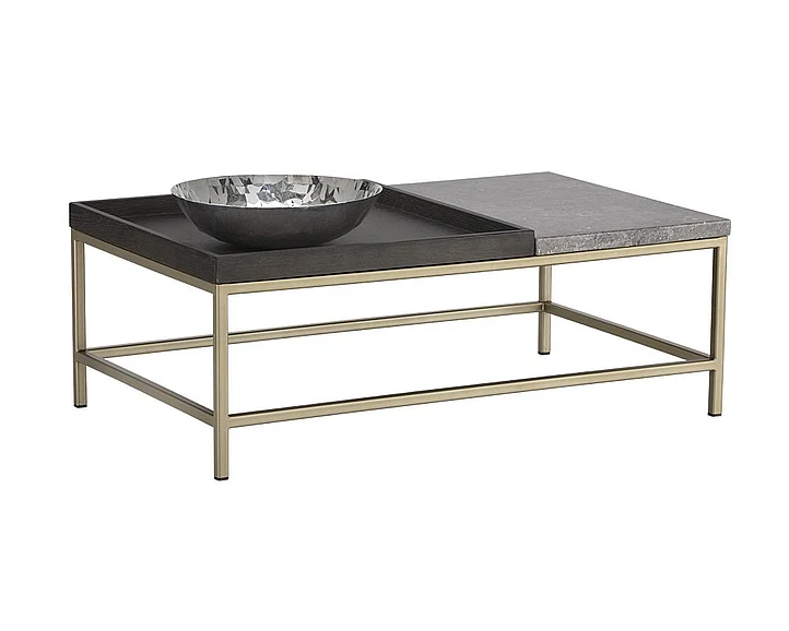 SUNPAN Artezia Arden Coffee Table in Grey/Gold 104618