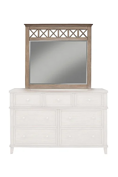 Alpine Furniture Potter Mirror in French Truffle 1055-06