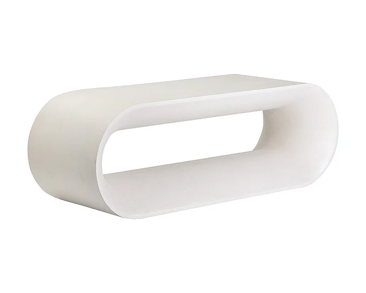SUNPAN Solterra Capsule Bench in White 105720