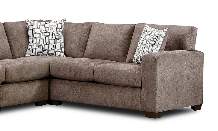 Peak Living 106 RSF Corner Sofa in Greenland Brown 10640-2242 CUSTOM ITEM