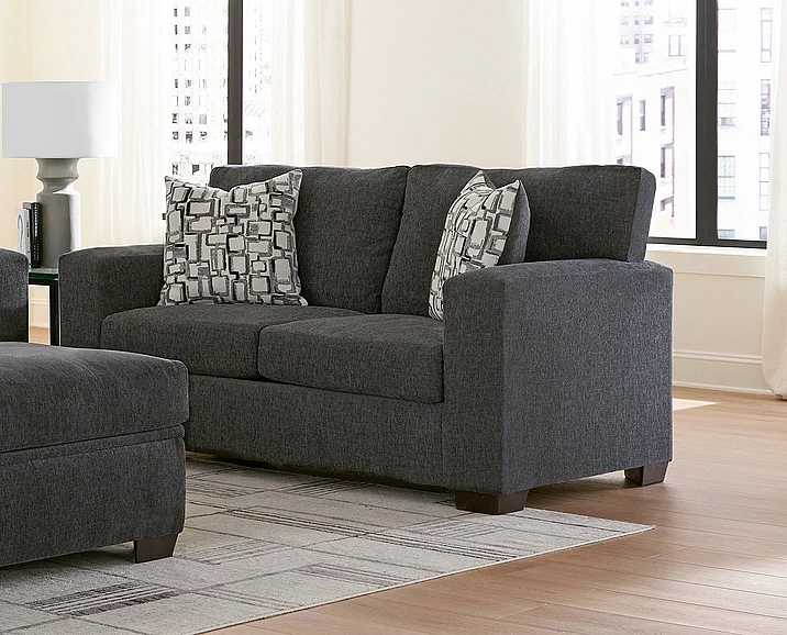 Peak Living 106 Loveseat in Greenland Charcoal 10602-2240 CUSTOM ITEM