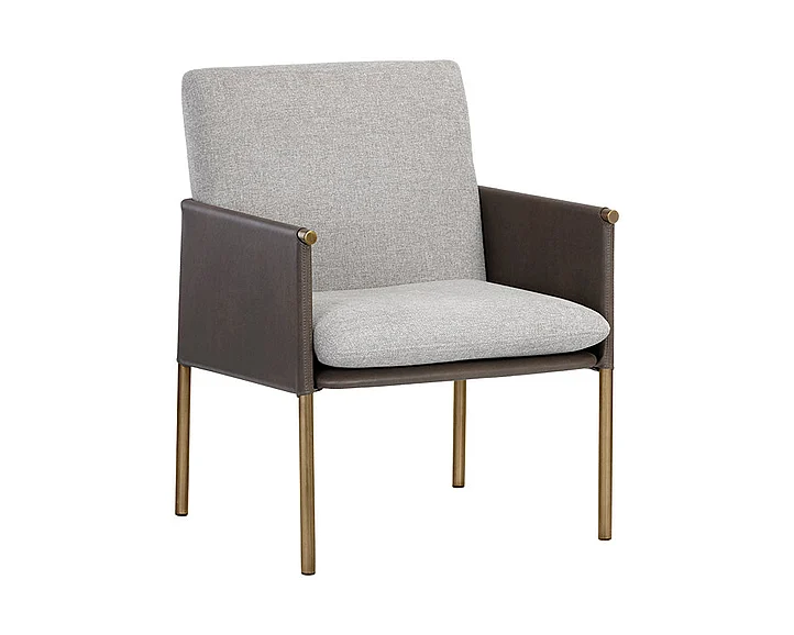 SUNPAN Bellevue Lounge Chair - Belfast Heather Grey / Bravo Ash 106183