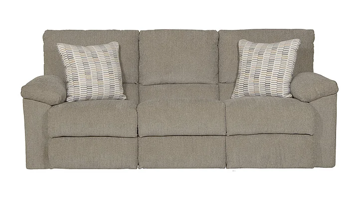Catnapper Tyler Power Reclining Sofa in Pewter 61061