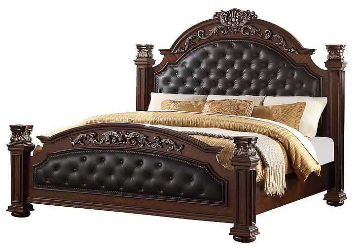 Cosmos Aspen Queen Bed Cherry ASPEN QB