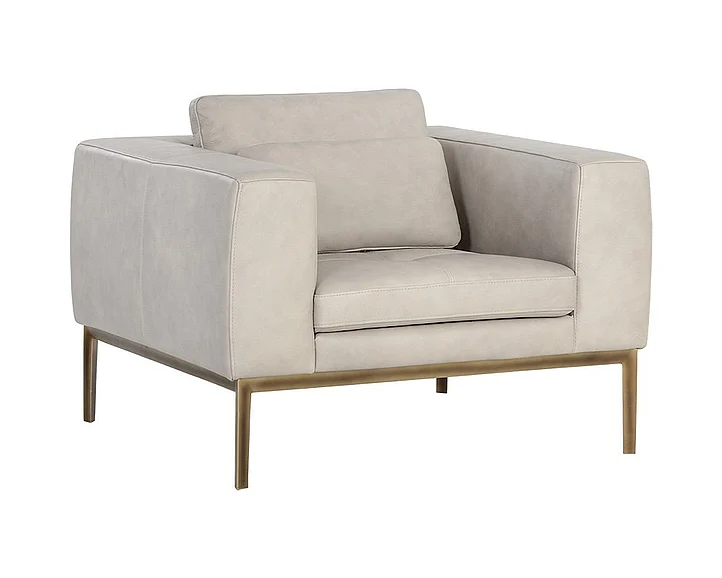 SUNPAN Irongate Burr Armchair in Bali Bone/Rustic Bronze 106597 CLOSEOUT