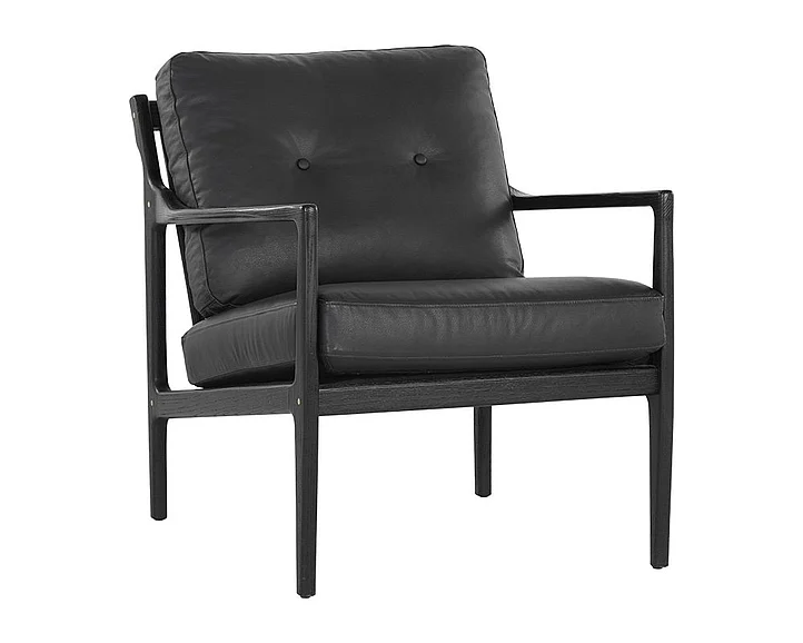 SUNPAN Gilmore Lounge Chair in Black 106691 CLOSEOUT PROMO