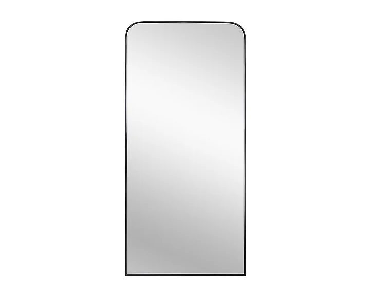 SUNPAN Calabasas Floor Mirror in Black 106741