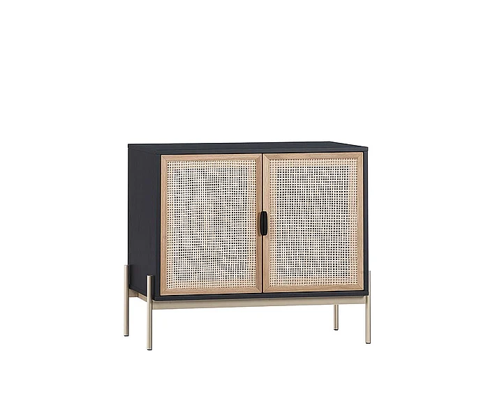 SUNPAN Artezia Avida Small Sideboard in Black/Gold 106836