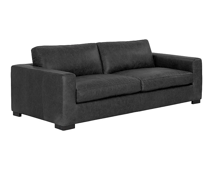 SUNPAN 5West Baylor Sofa in Marseille Black/Espresso 106946