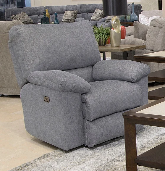 Catnapper Tyler Power Wall Hugger Recliner in Stonewash 610604
