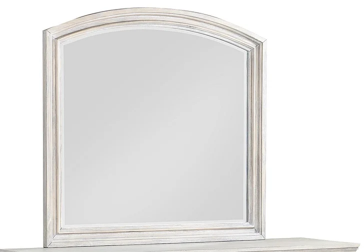 Emma Mason Signature Chateau Luxe Beveled Mirror in Weathered Grey