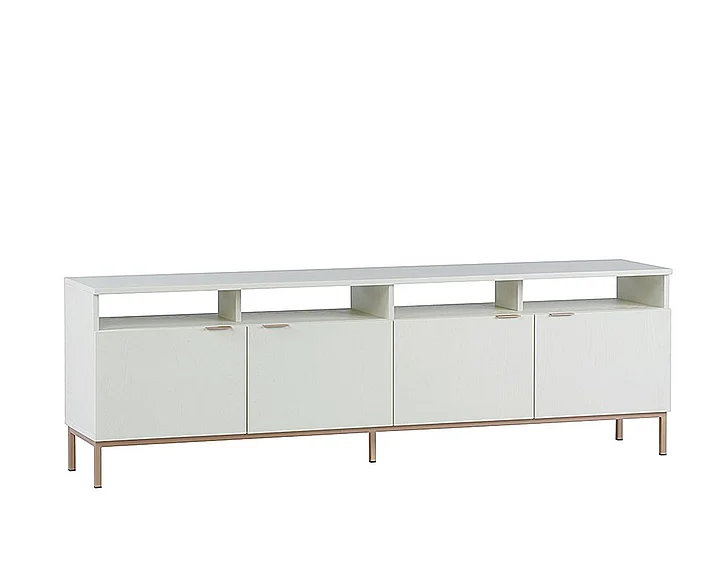SUNPAN Artezia Ambrose Modular Media Stand in Champagne Gold/Cream 107172