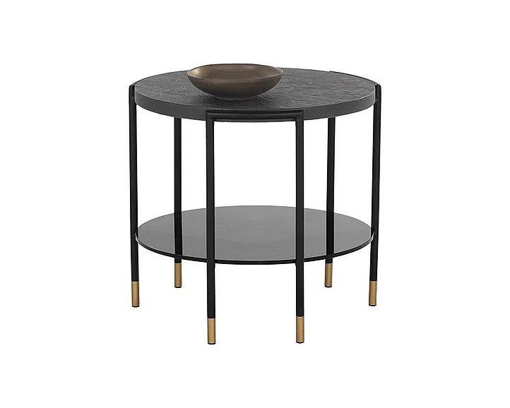 SUNPAN Zuma End Table in Black 107190