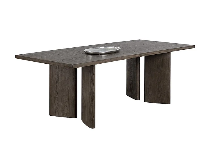 SUNPAN Giulietta 90.5" Rectangular Dining Table in Dark Brown 107268