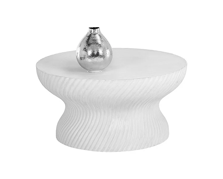 SUNPAN MIXT Cara Coffee Table in White 107284 CLOSEOUT PROMO