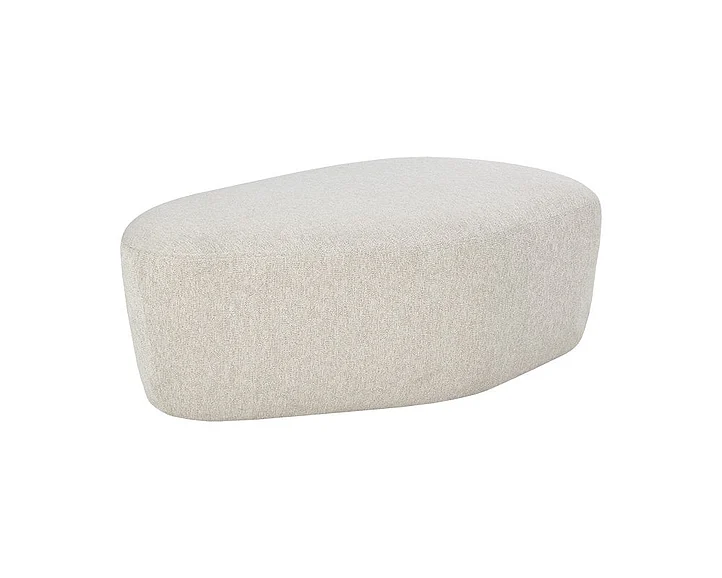 SUNPAN Soraya Ottoman in Dove Cream 107453