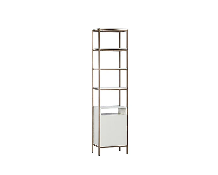 SUNPAN Artezia Ambrose Modular Small Bookcase in Champagne Gold/Cream 107645