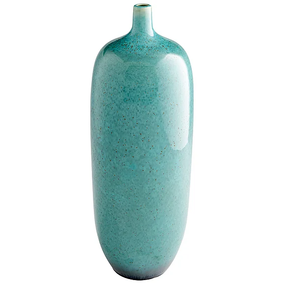 Cyan Design Native Gloss Vase in Turquoise Glaze 10805 (Medium)
