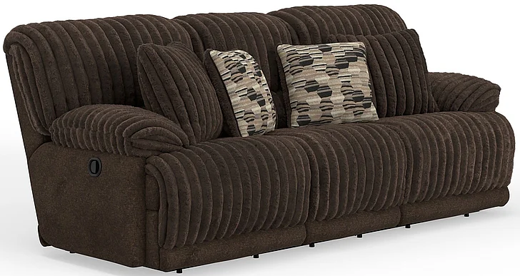 Catnapper Hollifield Reclining Sofa in Chocolate 1081