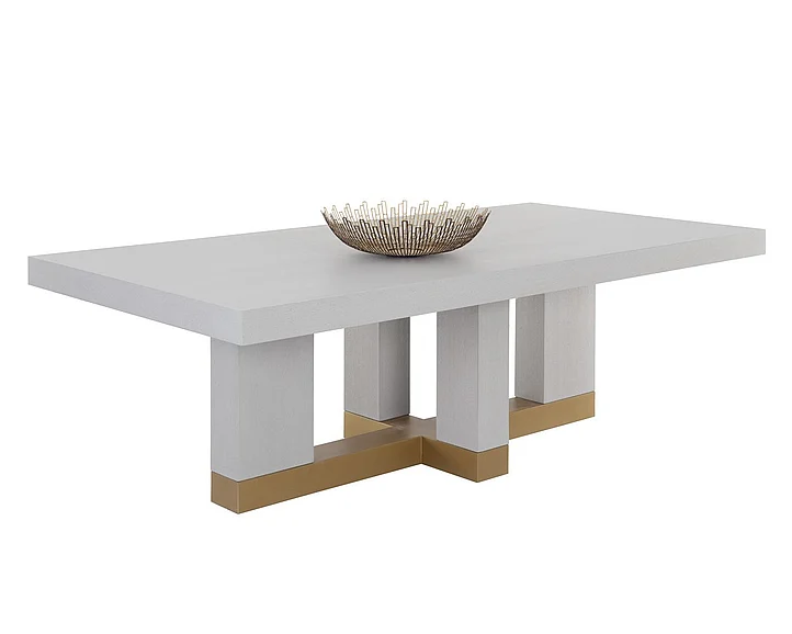 SUNPAN Greco Dining Table - Gauntlet Grey - 94.5" 109756