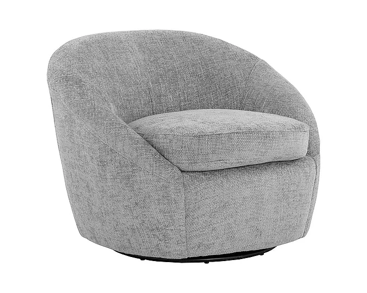 SUNPAN Bliss Swivel Lounge Chair - Husky Grey 109892 CLOSEOUT PROMO