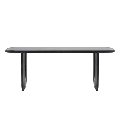 Coast by DK Aura Loft Dining Table in Black 11001