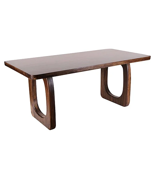 Coast by DK Aura Loft Wooden Dining Table in Walnut 11130