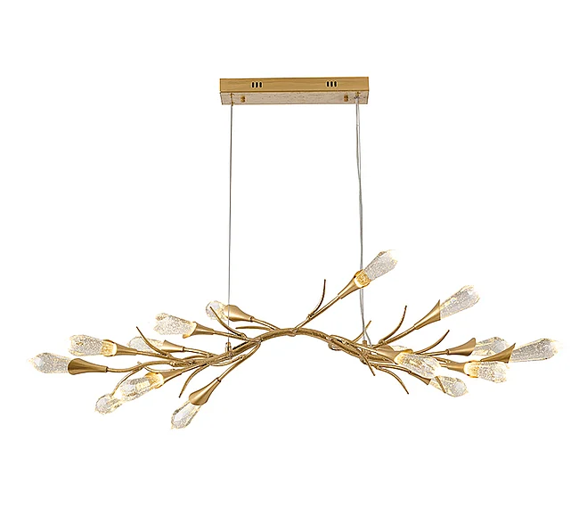 Bethel Gold Aluminum Chandelier IMC53GD